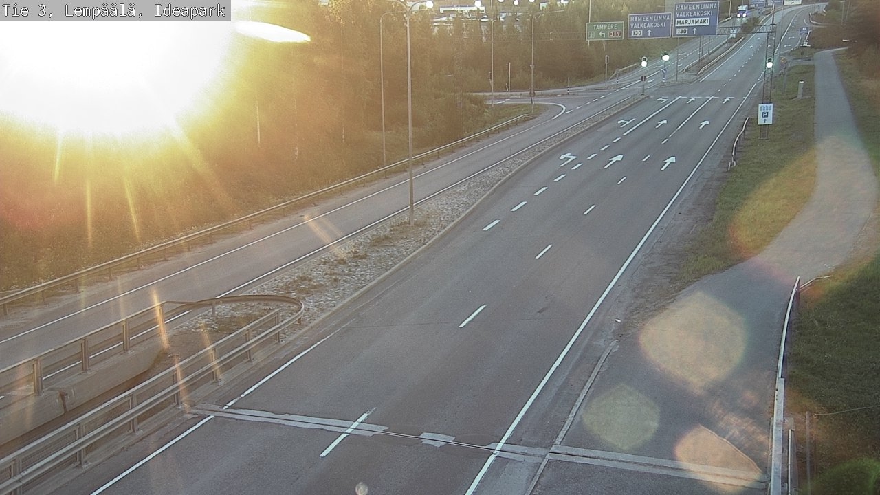 Weather Camera Image Road 3 Lempäälä, Ideapark, Lempäälä, Pirkanmaa