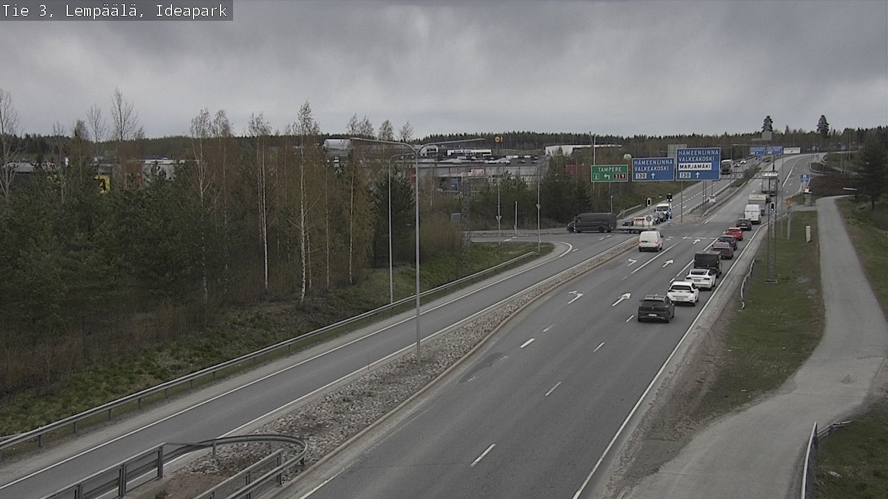 Weather Camera Image Väg 3 Lembois, Ideapark, Lempäälä, Pirkanmaa