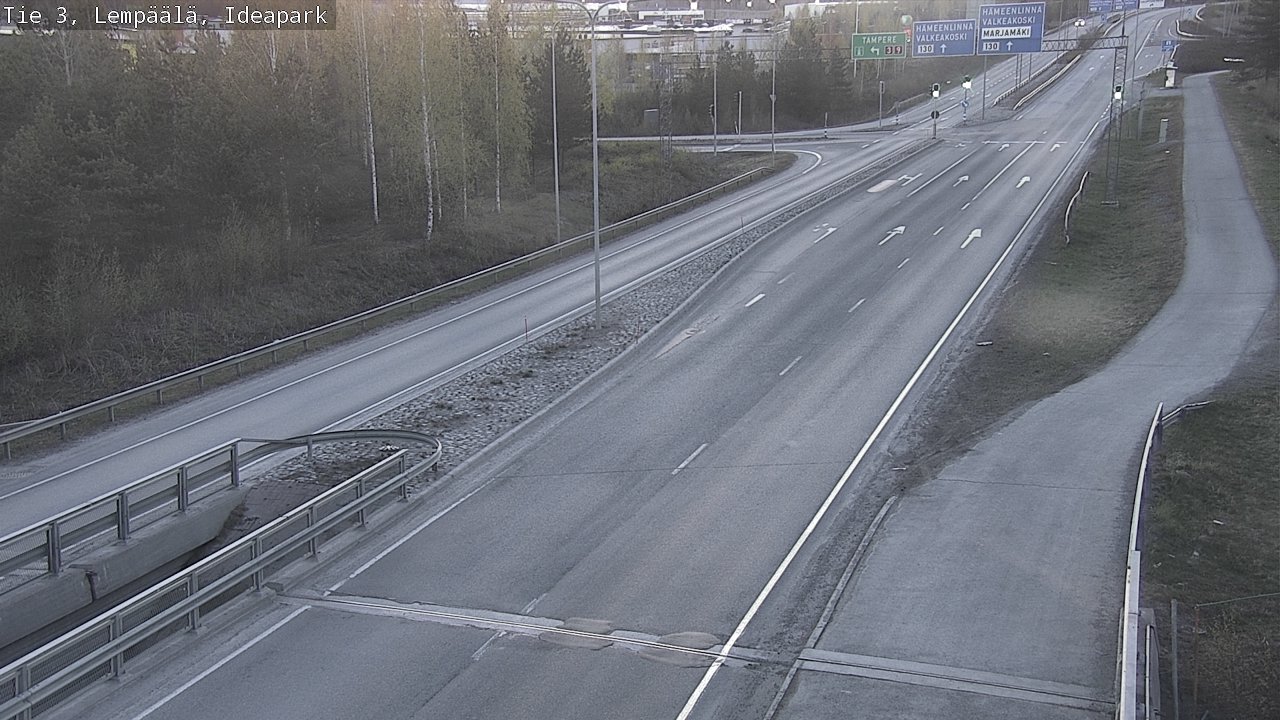Weather Camera Image Road 3 Lempäälä, Ideapark, Lempäälä, Pirkanmaa