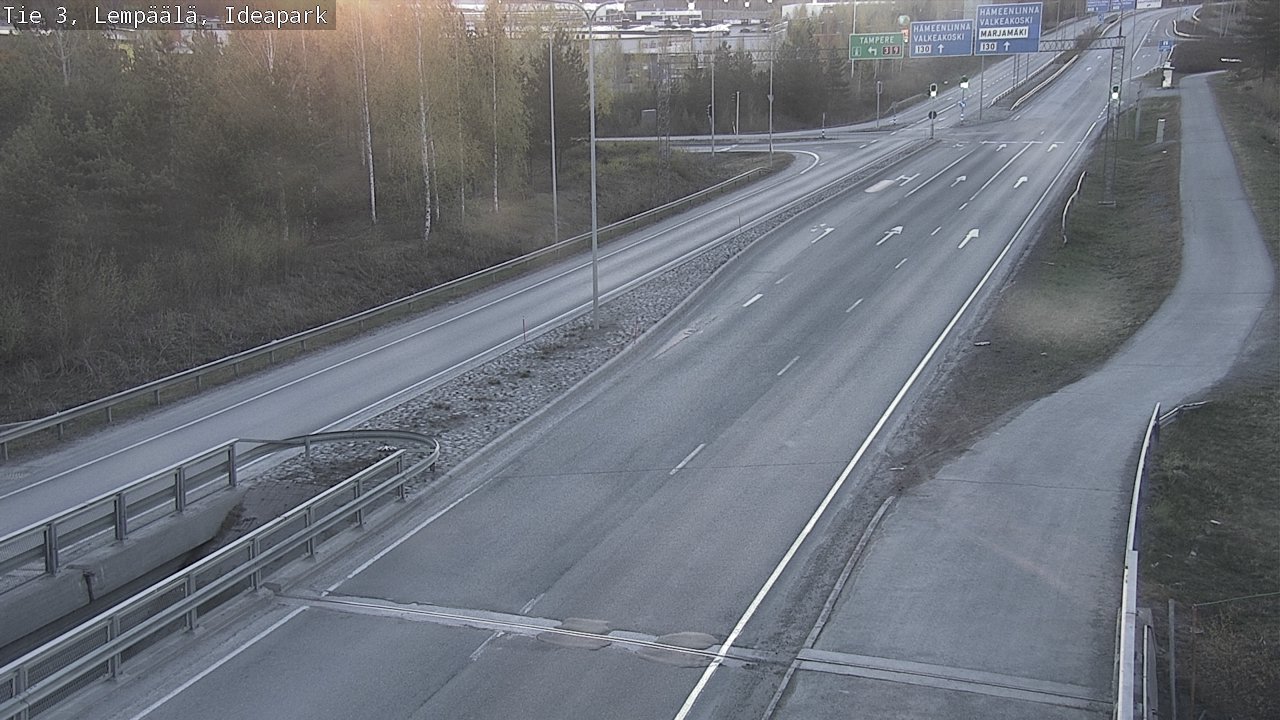 Weather Camera Image Road 3 Lempäälä, Ideapark, Lempäälä, Pirkanmaa