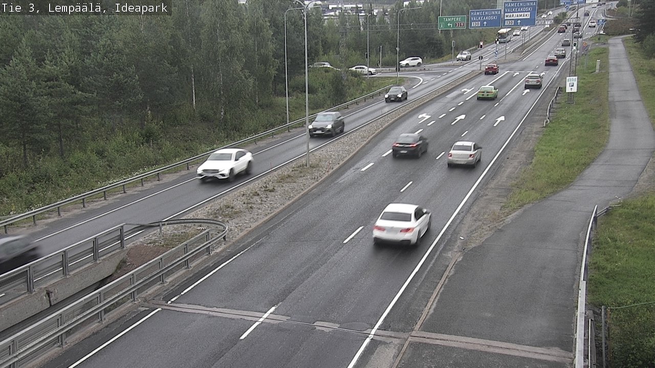 Weather Camera Image Road 3 Lempäälä, Ideapark, Lempäälä, Pirkanmaa