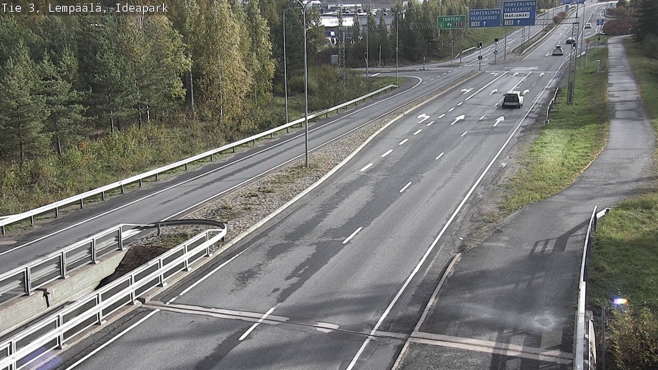 Weather Camera Image Road 3 Lempäälä, Ideapark, Lempäälä, Pirkanmaa