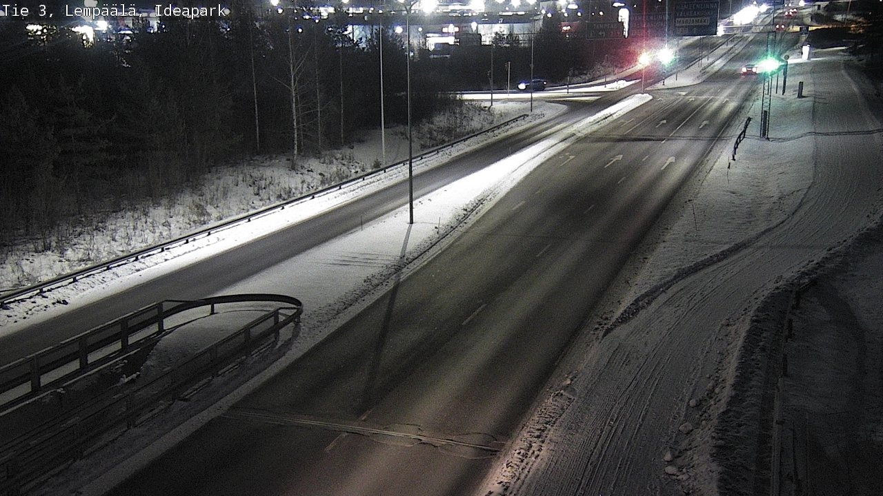 Weather Camera Image Road 3 Lempäälä, Ideapark, Lempäälä, Pirkanmaa