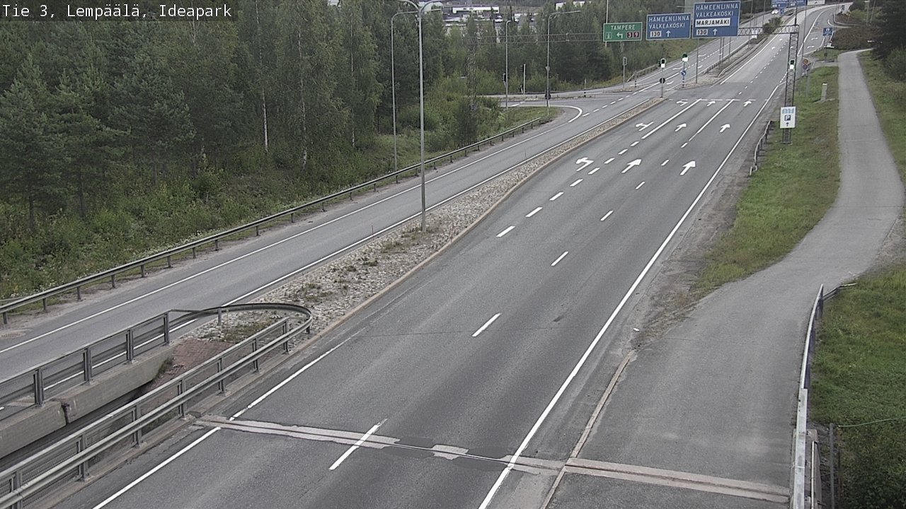 Weather Camera Image Road 3 Lempäälä, Ideapark, Lempäälä, Pirkanmaa