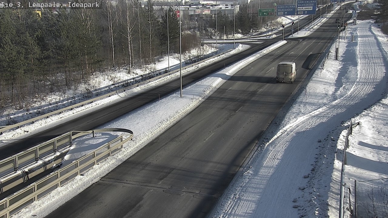 Weather Camera Image Road 3 Lempäälä, Ideapark, Lempäälä, Pirkanmaa