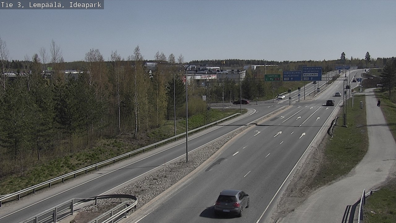Weather Camera Image Road 3 Lempäälä, Ideapark, Lempäälä, Pirkanmaa