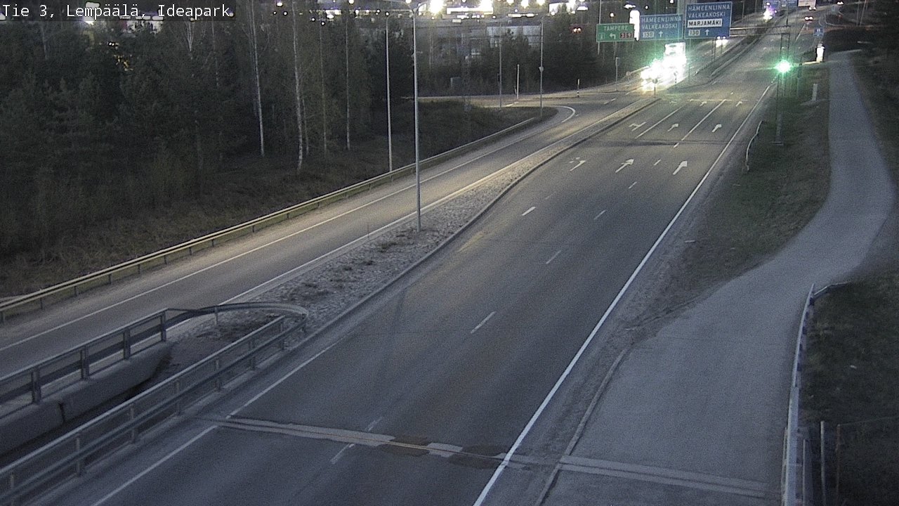 Weather Camera Image Road 3 Lempäälä, Ideapark, Lempäälä, Pirkanmaa