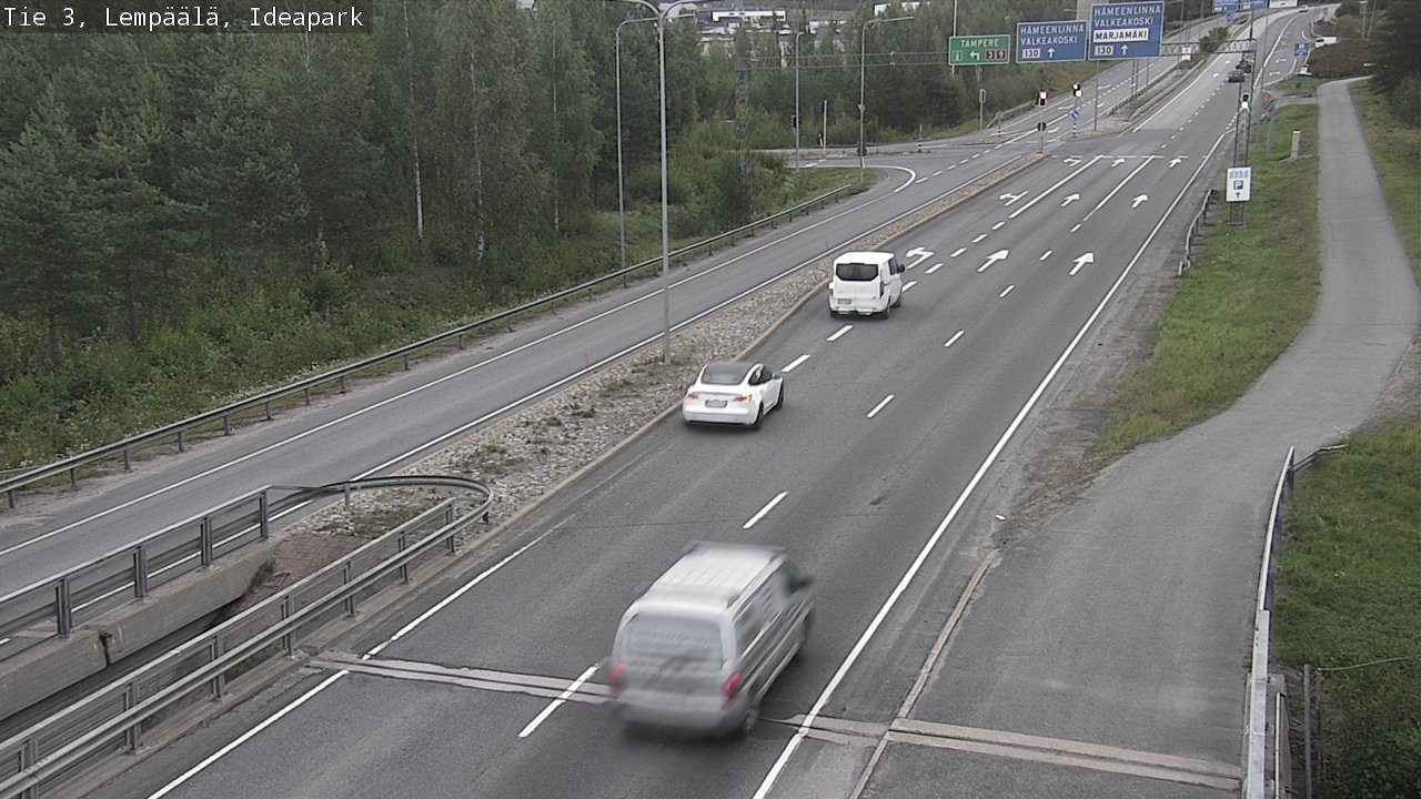 Weather Camera Image Road 3 Lempäälä, Ideapark, Lempäälä, Pirkanmaa