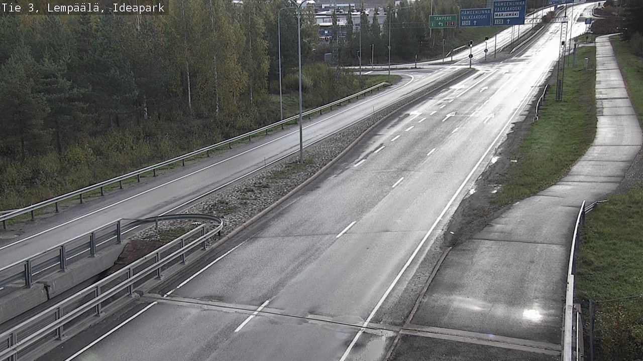 Weather Camera Image Road 3 Lempäälä, Ideapark, Lempäälä, Pirkanmaa