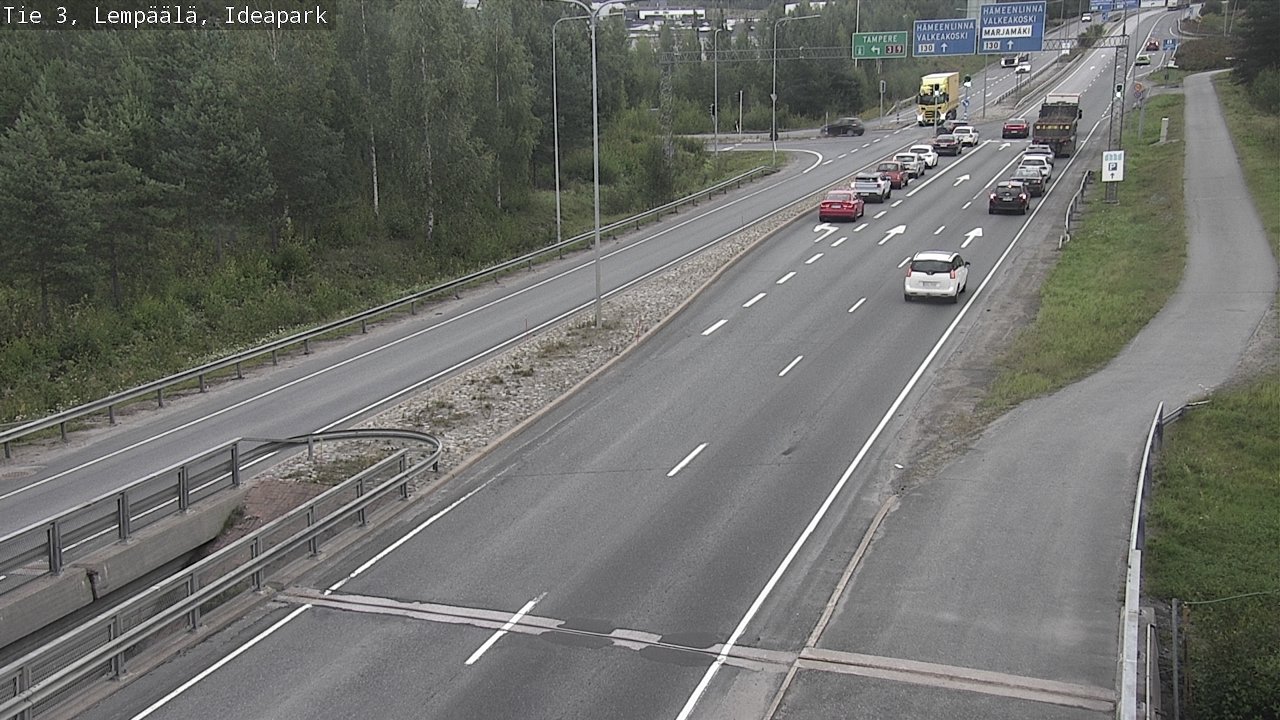 Weather Camera Image Road 3 Lempäälä, Ideapark, Lempäälä, Pirkanmaa
