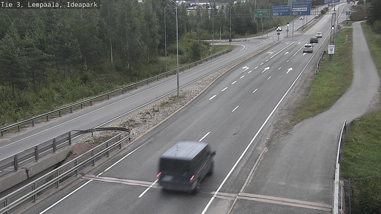 Weather Camera Image Road 3 Lempäälä, Ideapark, Lempäälä, Pirkanmaa