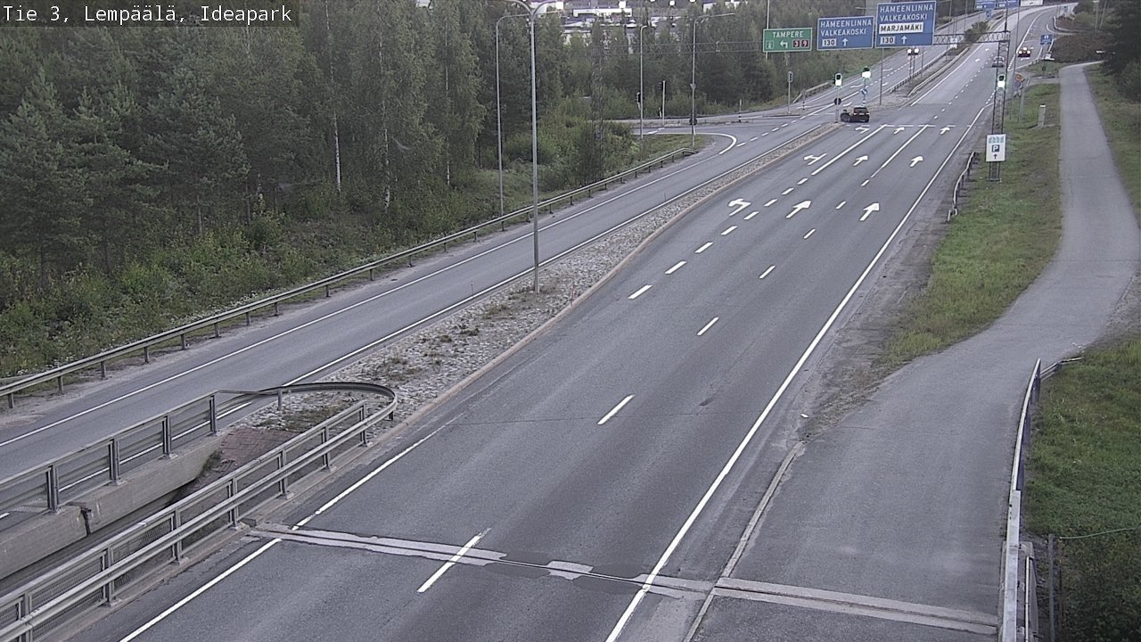 Weather Camera Image Road 3 Lempäälä, Ideapark, Lempäälä, Pirkanmaa
