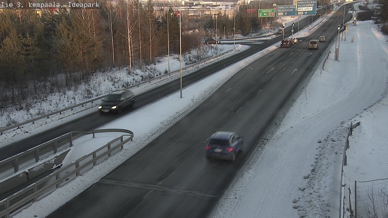 Weather Camera Image Road 3 Lempäälä, Ideapark, Lempäälä, Pirkanmaa