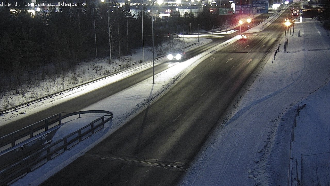 Weather Camera Image Road 3 Lempäälä, Ideapark, Lempäälä, Pirkanmaa