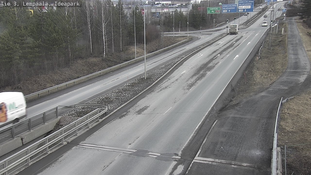 Weather Camera Image Road 3 Lempäälä, Ideapark, Lempäälä, Pirkanmaa