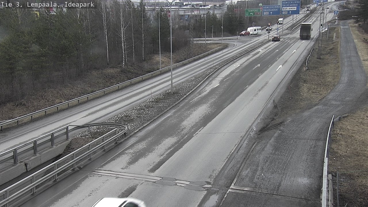 Weather Camera Image Road 3 Lempäälä, Ideapark, Lempäälä, Pirkanmaa