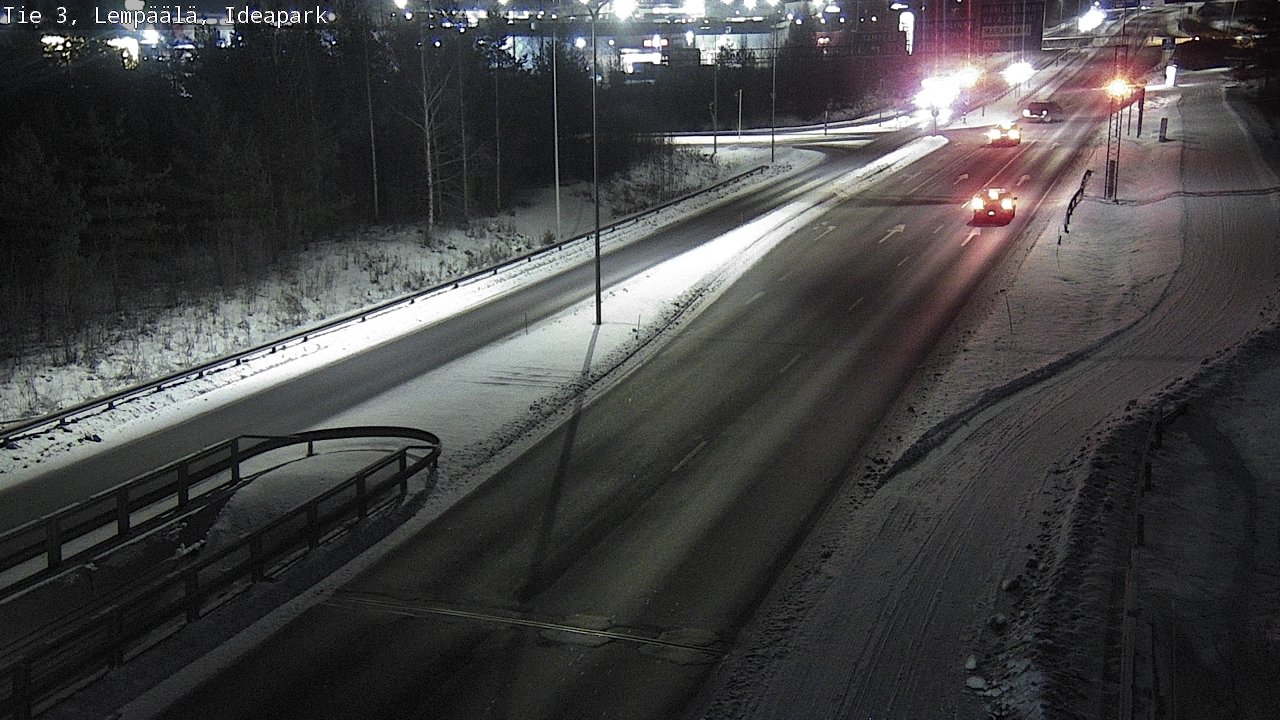 Weather Camera Image Road 3 Lempäälä, Ideapark, Lempäälä, Pirkanmaa