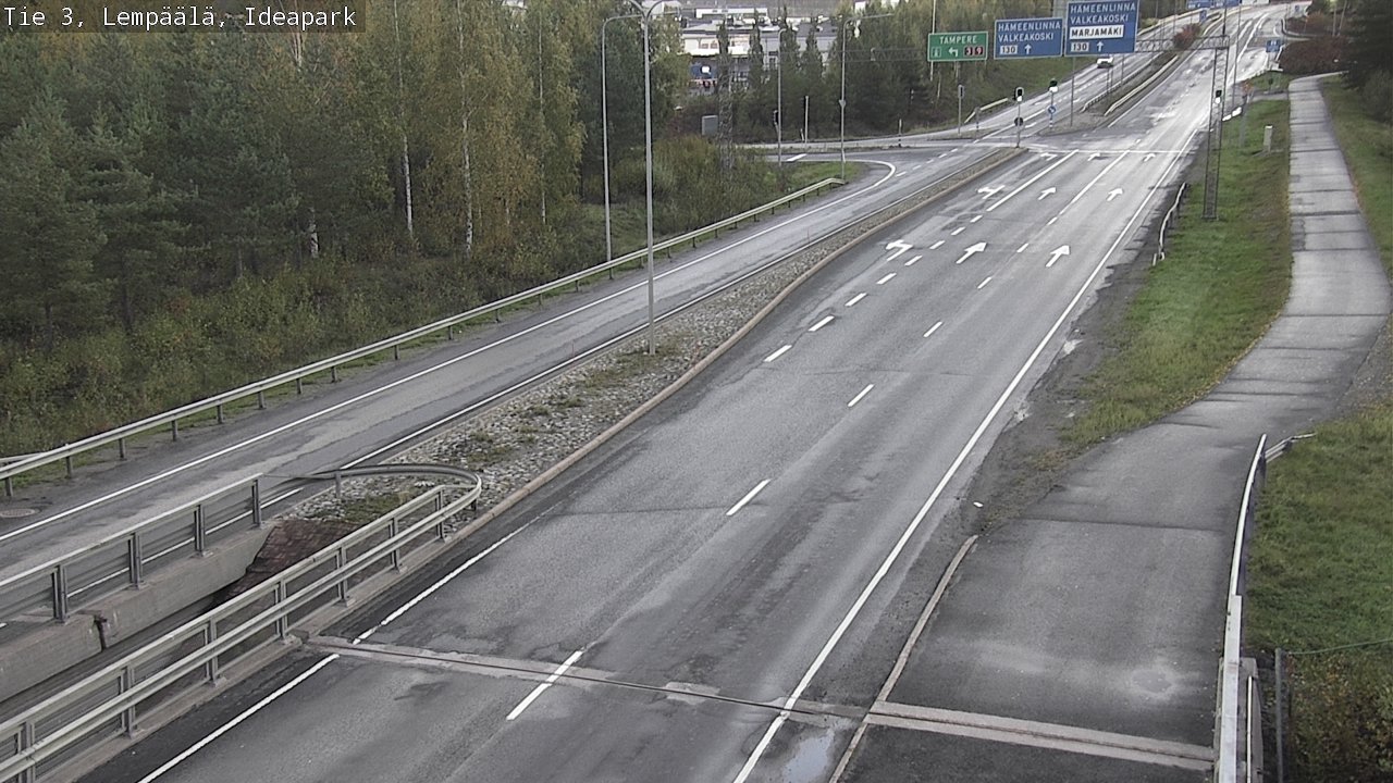 Weather Camera Image Road 3 Lempäälä, Ideapark, Lempäälä, Pirkanmaa