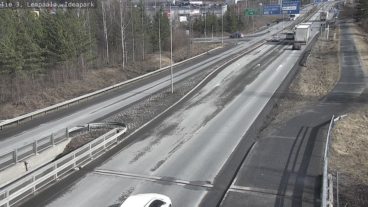Weather Camera Image Road 3 Lempäälä, Ideapark, Lempäälä, Pirkanmaa