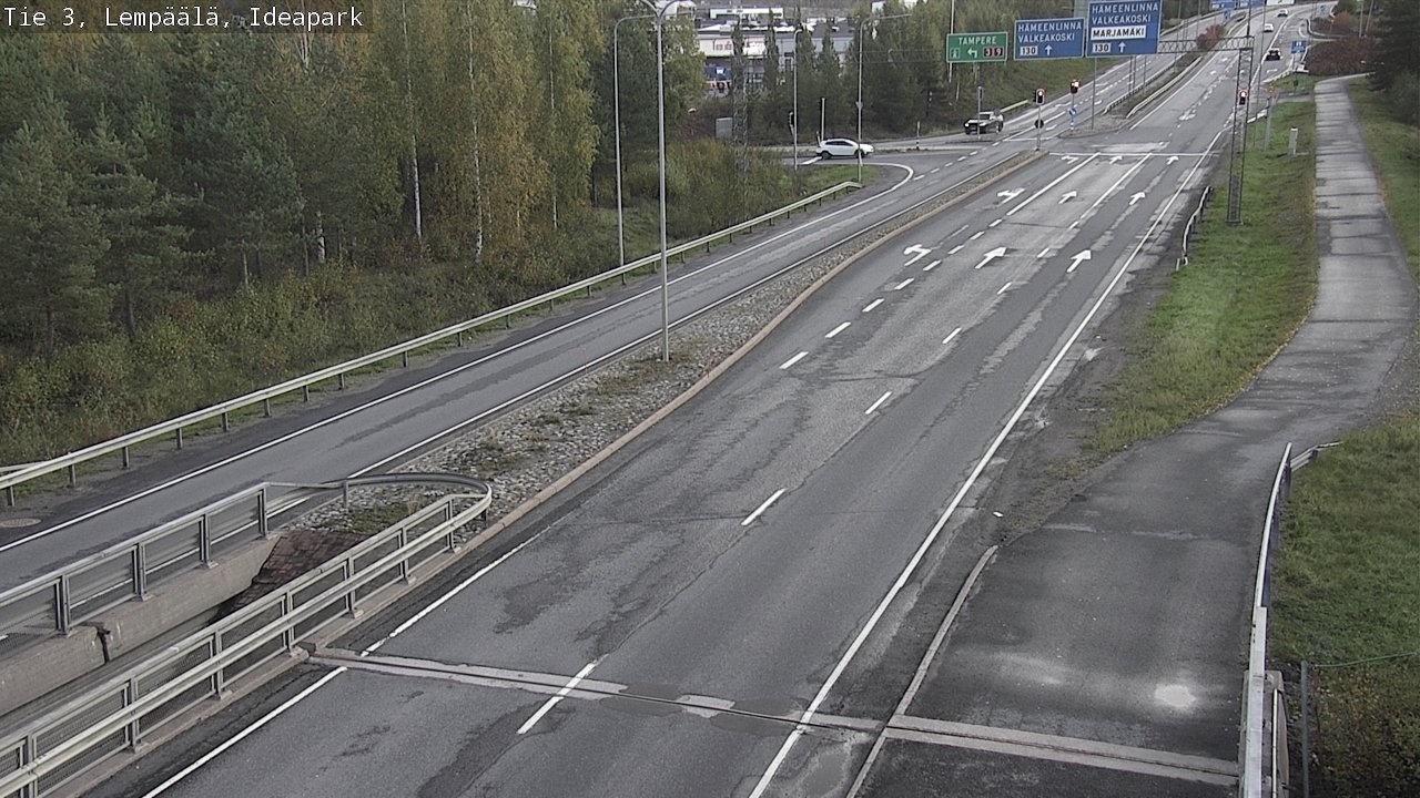 Weather Camera Image Road 3 Lempäälä, Ideapark, Lempäälä, Pirkanmaa