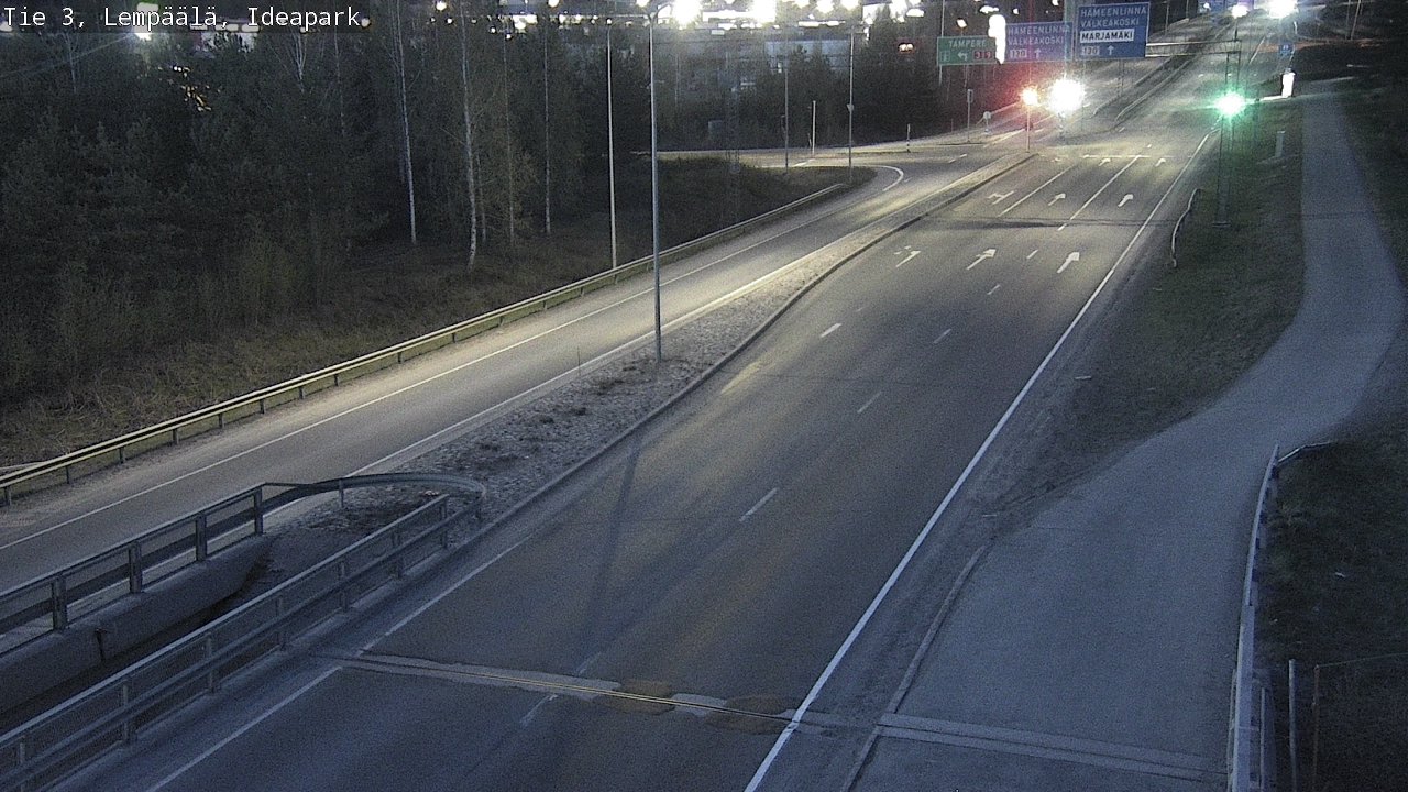 Weather Camera Image Road 3 Lempäälä, Ideapark, Lempäälä, Pirkanmaa