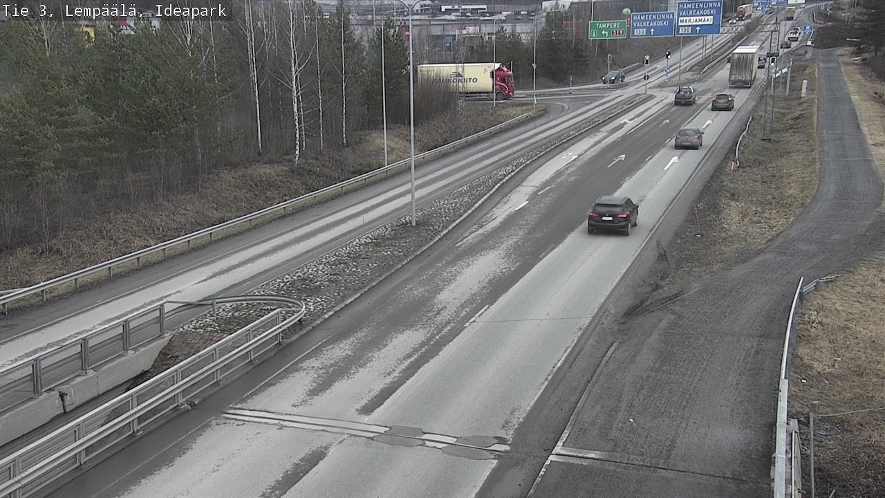 Weather Camera Image Road 3 Lempäälä, Ideapark, Lempäälä, Pirkanmaa