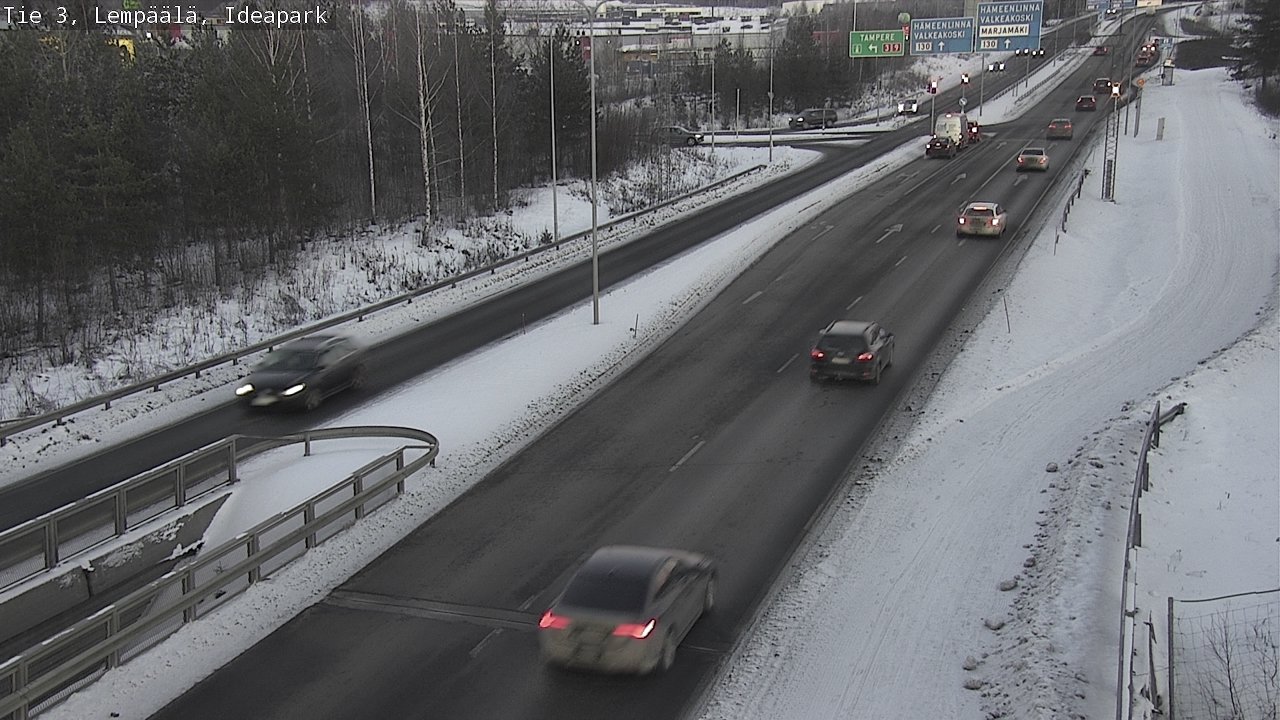 Weather Camera Image Road 3 Lempäälä, Ideapark, Lempäälä, Pirkanmaa