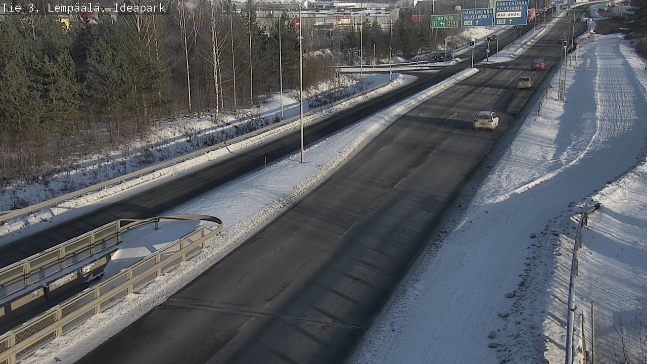 Weather Camera Image Road 3 Lempäälä, Ideapark, Lempäälä, Pirkanmaa