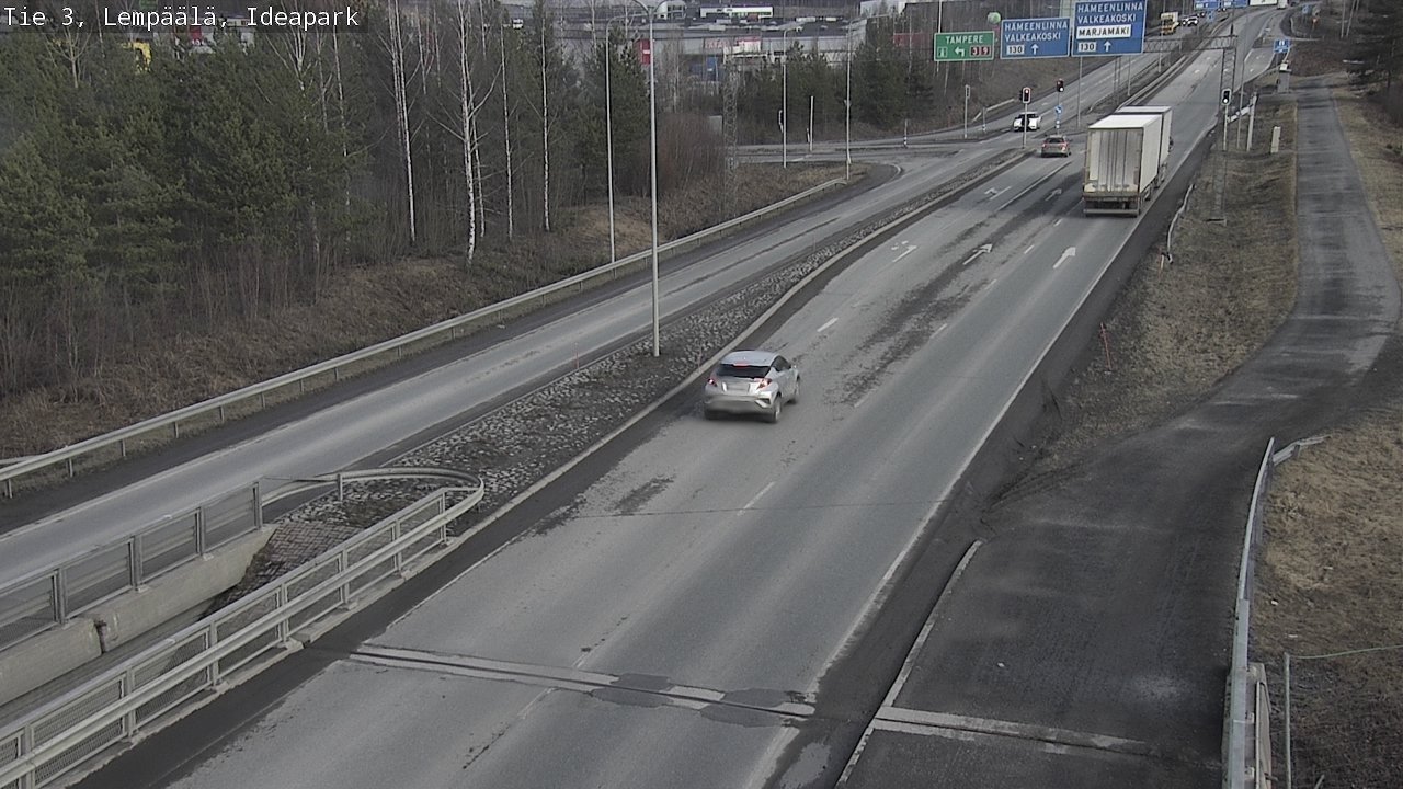 Weather Camera Image Road 3 Lempäälä, Ideapark, Lempäälä, Pirkanmaa