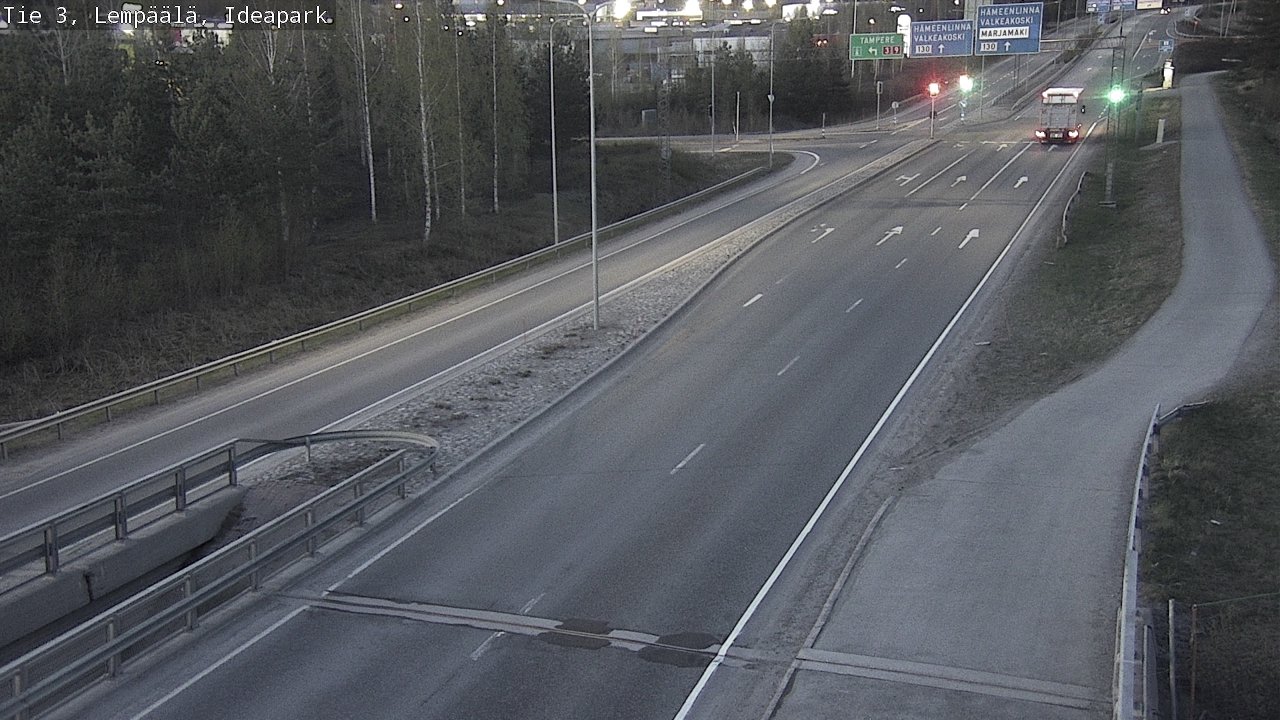 Weather Camera Image Road 3 Lempäälä, Ideapark, Lempäälä, Pirkanmaa