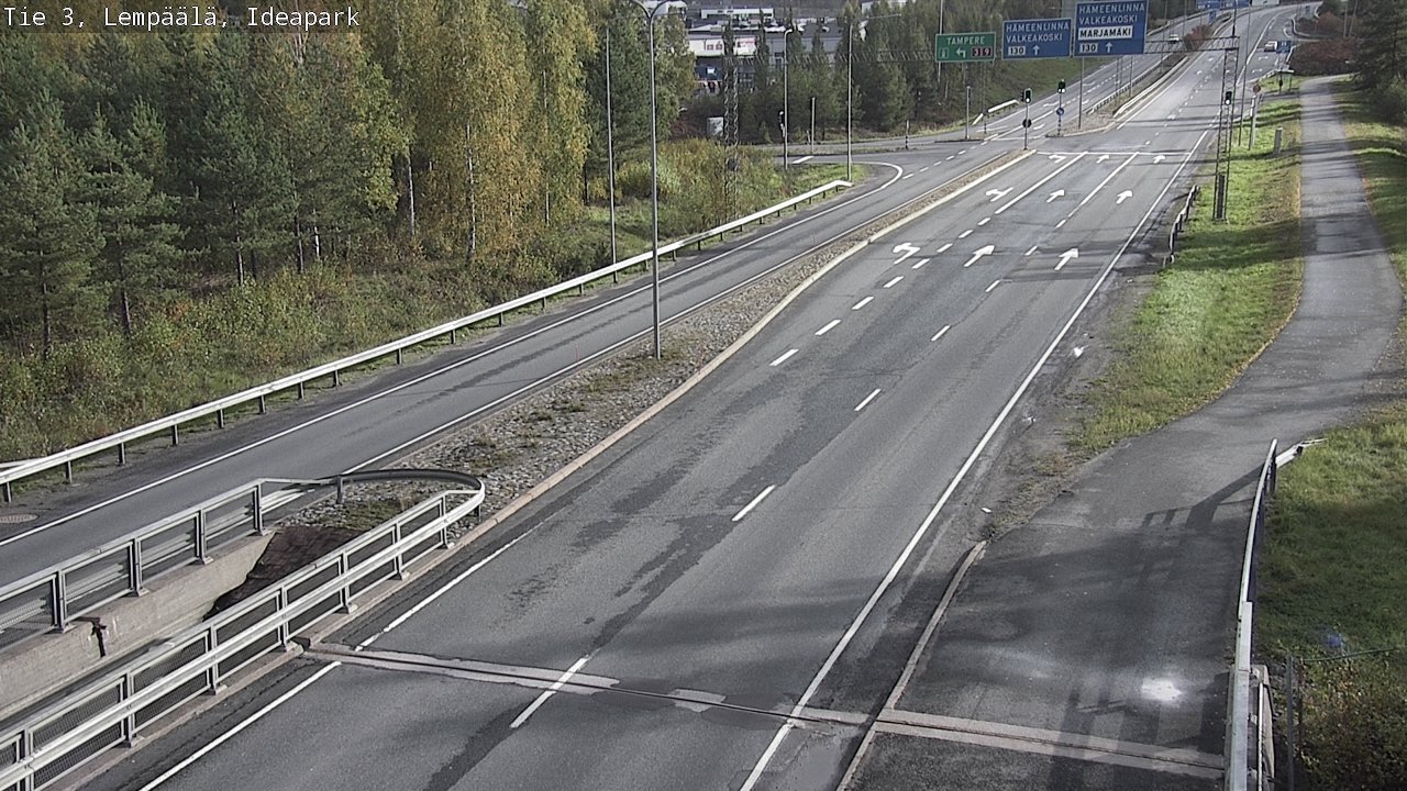 Weather Camera Image Road 3 Lempäälä, Ideapark, Lempäälä, Pirkanmaa