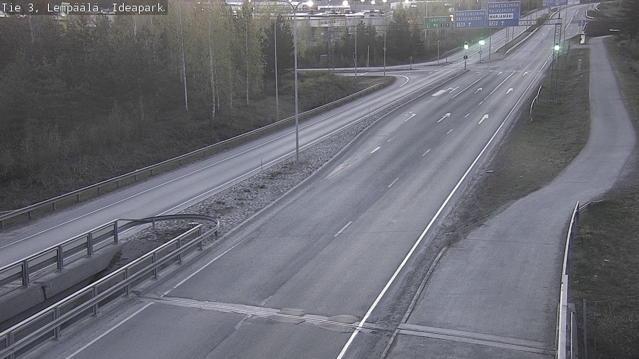 Weather Camera Image Road 3 Lempäälä, Ideapark, Lempäälä, Pirkanmaa