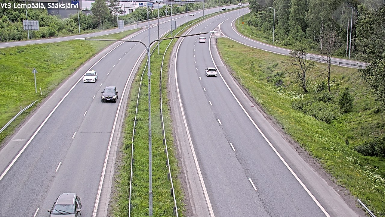 Weather Camera Image Road 3 Lempäälä, Sääksjärvi, Lempäälä, Pirkanmaa