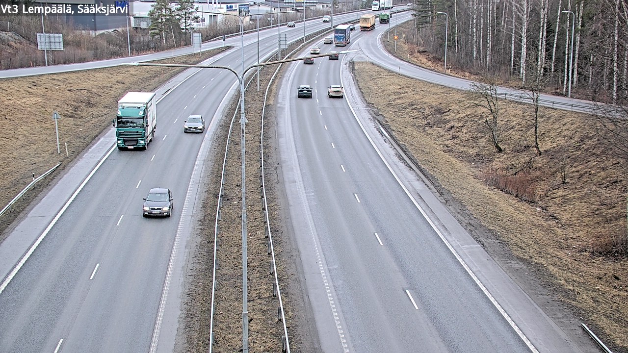 Kelikamerat Kuva Tie 3 Lempäälä, Sääksjärvi, Lempäälä, Pirkanmaa