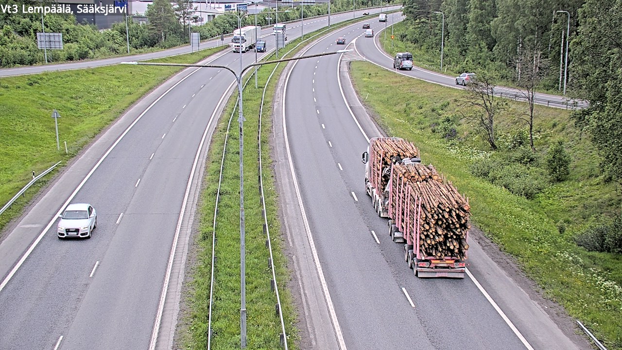 Weather Camera Image Road 3 Lempäälä, Sääksjärvi, Lempäälä, Pirkanmaa