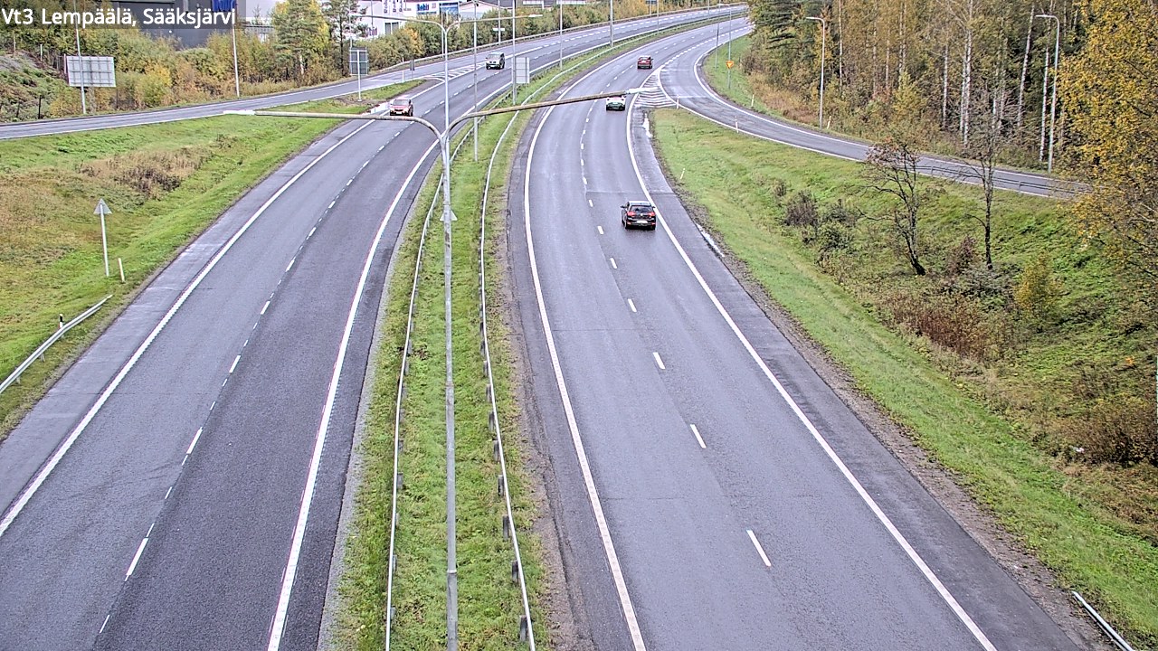 Weather Camera Image Road 3 Lempäälä, Sääksjärvi, Lempäälä, Pirkanmaa
