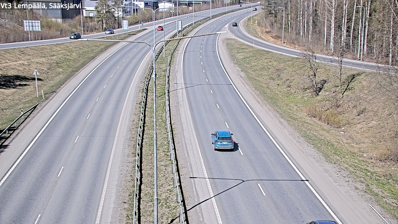 Kelikamerat Kuva Tie 3 Lempäälä, Sääksjärvi, Lempäälä, Pirkanmaa