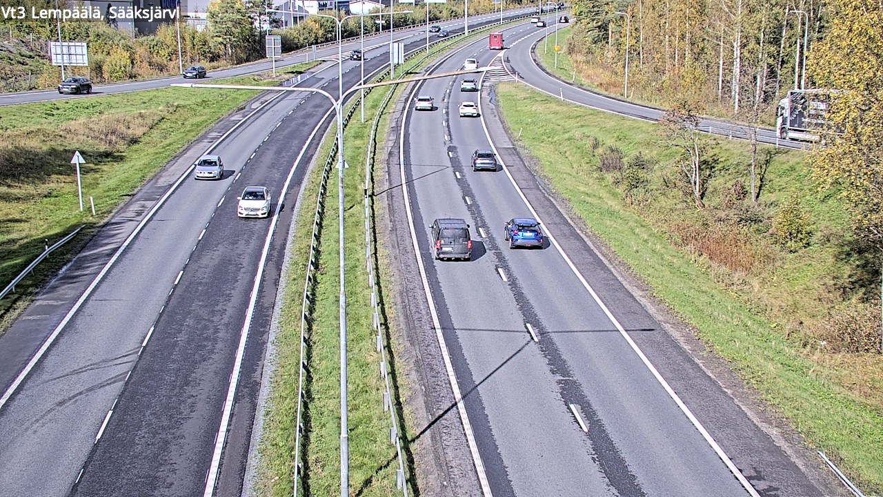 Kelikamerat Kuva Tie 3 Lempäälä, Sääksjärvi, Lempäälä, Pirkanmaa