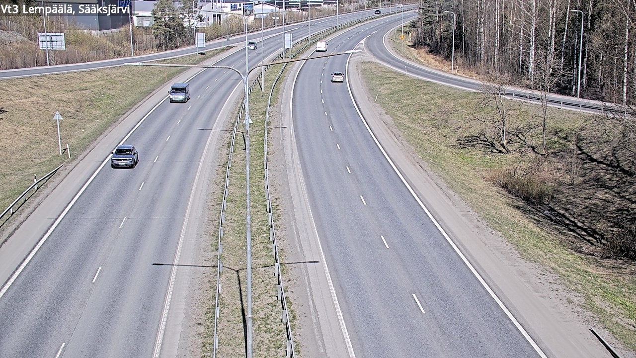 Kelikamerat Kuva Tie 3 Lempäälä, Sääksjärvi, Lempäälä, Pirkanmaa