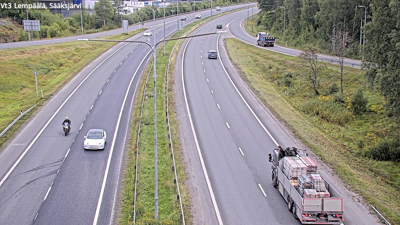 Weather Camera Image Road 3 Lempäälä, Sääksjärvi, Lempäälä, Pirkanmaa