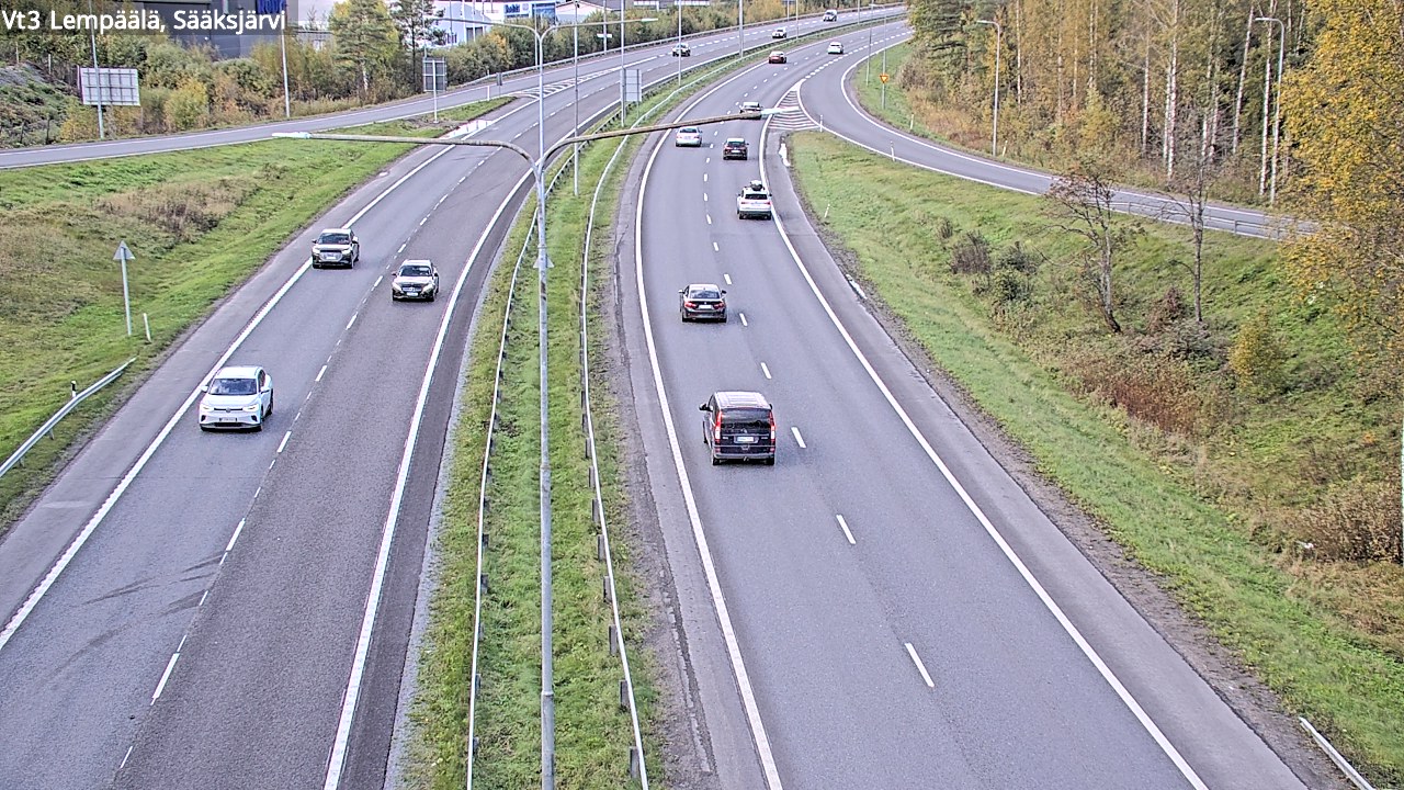 Kelikamerat Kuva Tie 3 Lempäälä, Sääksjärvi, Lempäälä, Pirkanmaa