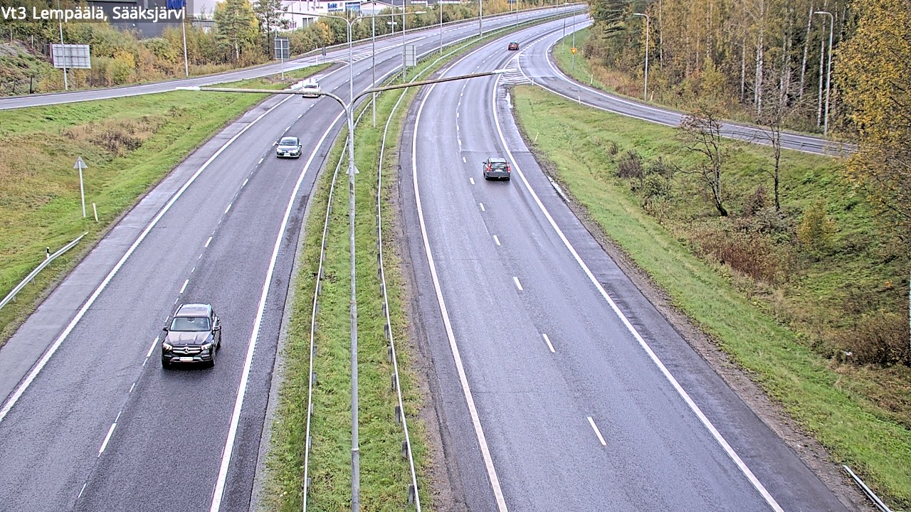 Weather Camera Image Road 3 Lempäälä, Sääksjärvi, Lempäälä, Pirkanmaa