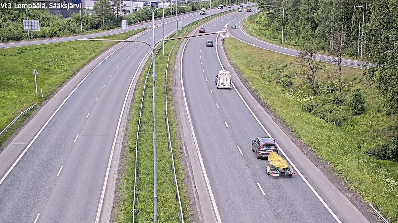 Kelikamerat Kuva Tie 3 Lempäälä, Sääksjärvi, Lempäälä, Pirkanmaa