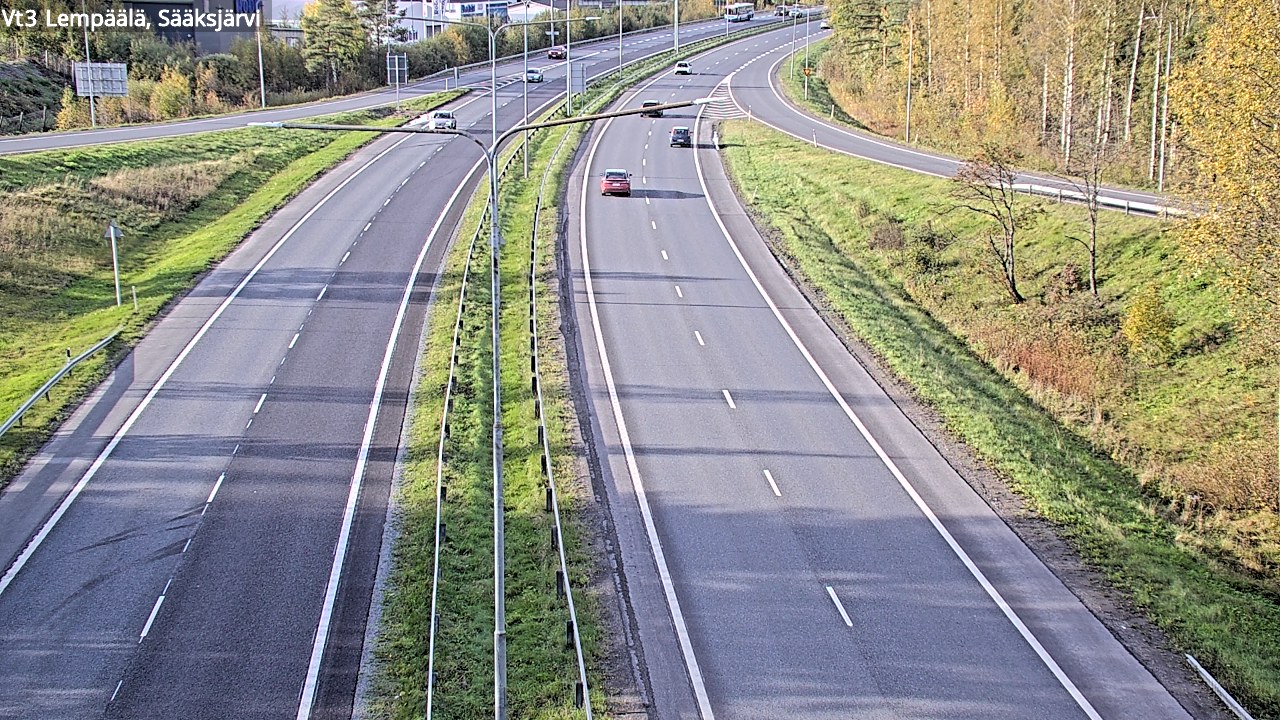 Kelikamerat Kuva Tie 3 Lempäälä, Sääksjärvi, Lempäälä, Pirkanmaa