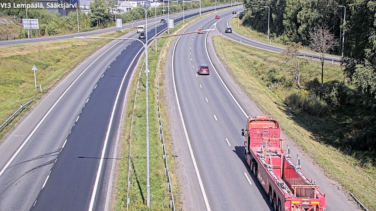 Kelikamerat Kuva Tie 3 Lempäälä, Sääksjärvi, Lempäälä, Pirkanmaa