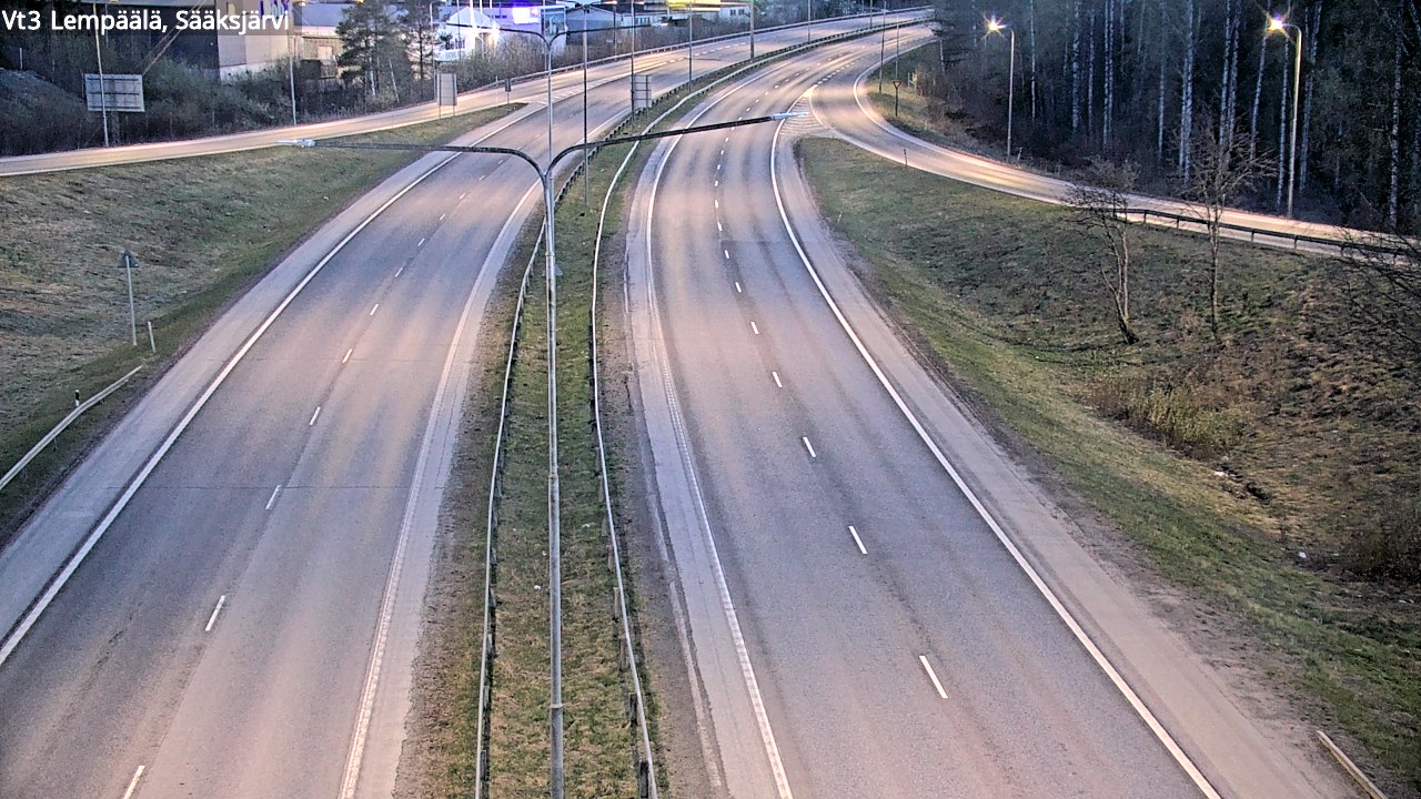 Weather Camera Image Road 3 Lempäälä, Sääksjärvi, Lempäälä, Pirkanmaa