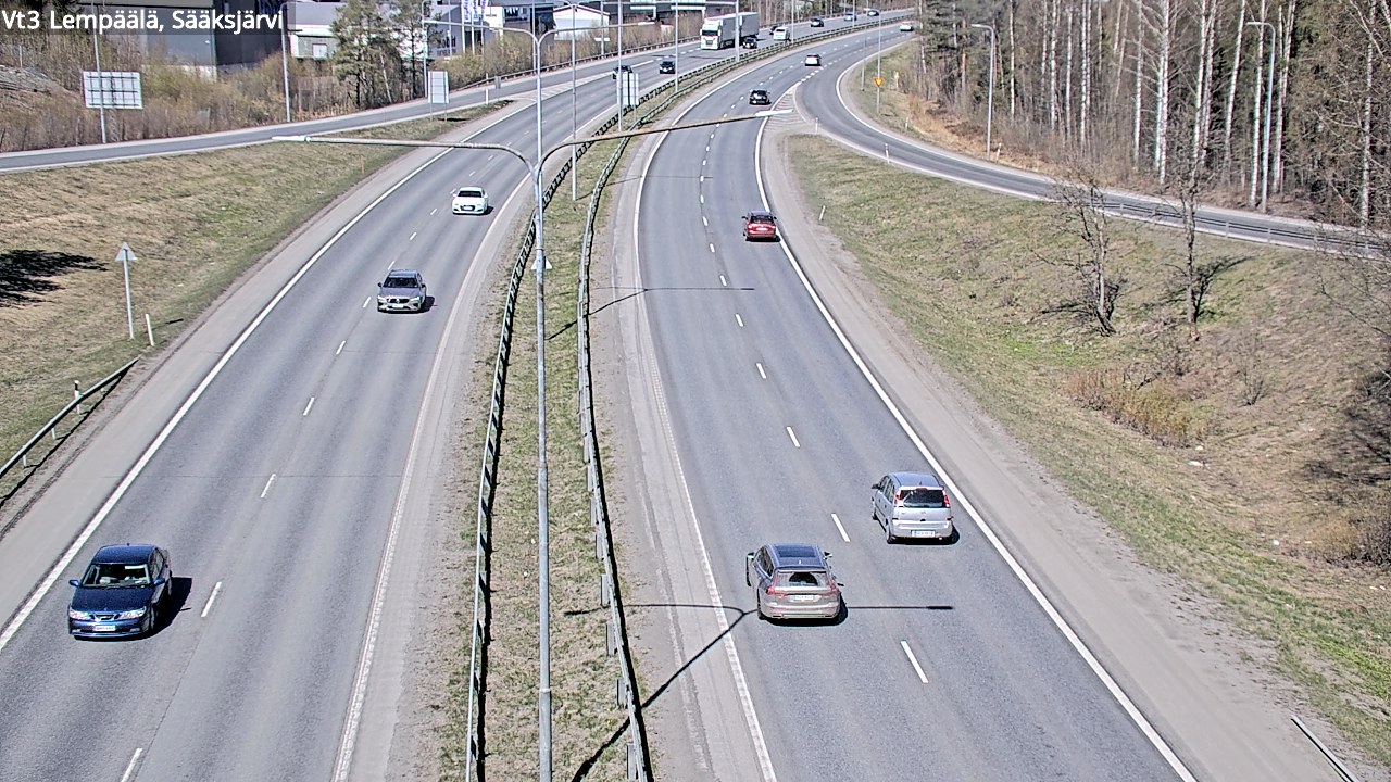 Kelikamerat Kuva Tie 3 Lempäälä, Sääksjärvi, Lempäälä, Pirkanmaa
