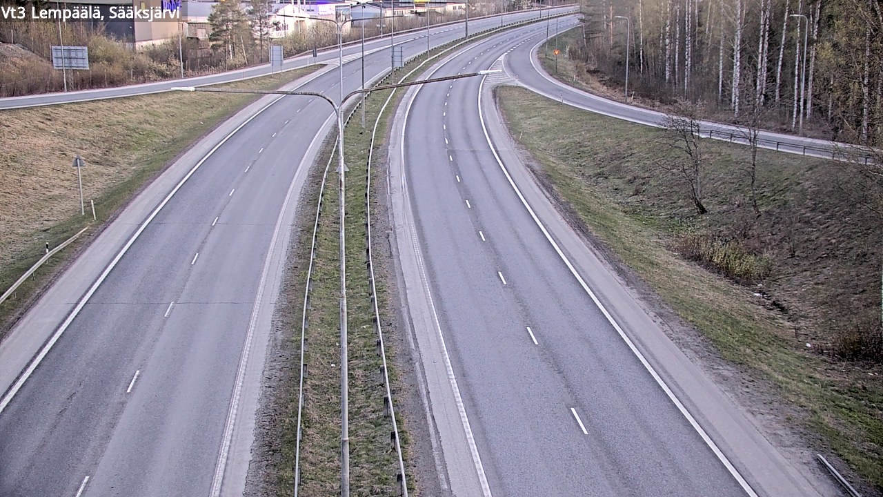 Weather Camera Image Road 3 Lempäälä, Sääksjärvi, Lempäälä, Pirkanmaa