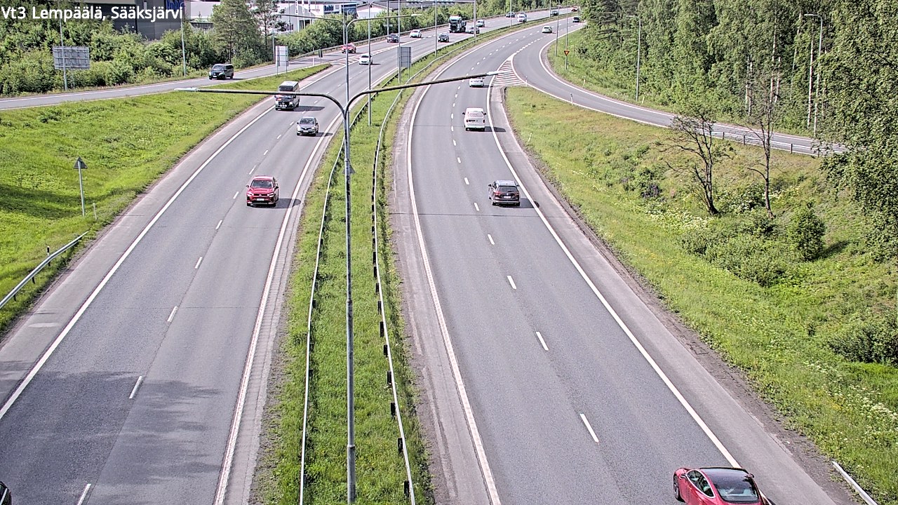 Kelikamerat Kuva Tie 3 Lempäälä, Sääksjärvi, Lempäälä, Pirkanmaa