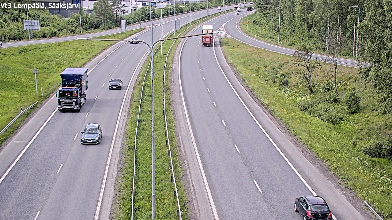 Kelikamerat Kuva Tie 3 Lempäälä, Sääksjärvi, Lempäälä, Pirkanmaa